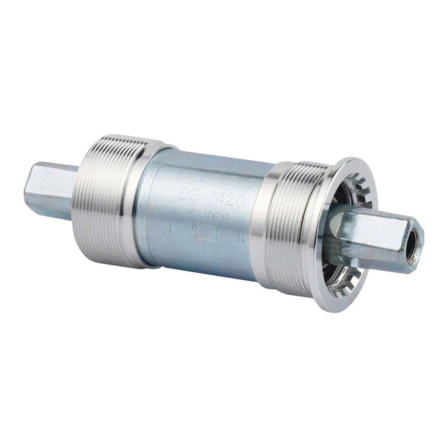 380545-01::0::380545-01::FSA, Power Pro JIS 7420ST, Jeu de pédalier carré, Anglais, 68mm, : 118mm, Argent