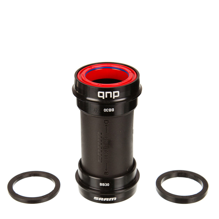 380548-01::0::380548-01::SRAM, DUB BB30 68/73 Ceramic, Jeu de pédalier Press-fit, BB30, Axe: 28.99mm, Largeur: 68/73mm, Diamètre: 42mm