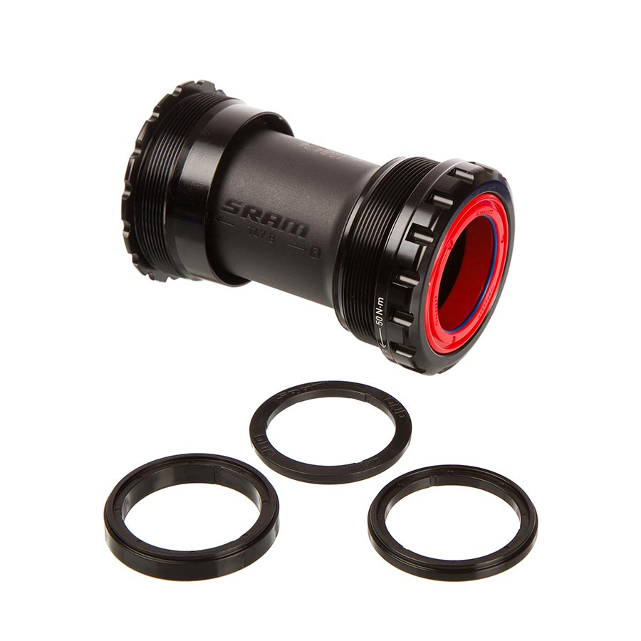 380562-01::0::380562-01::SRAM, DUB T47 77 Ceramic, Jeu de pédalier fileté, T47, 77mm, 28.99mm