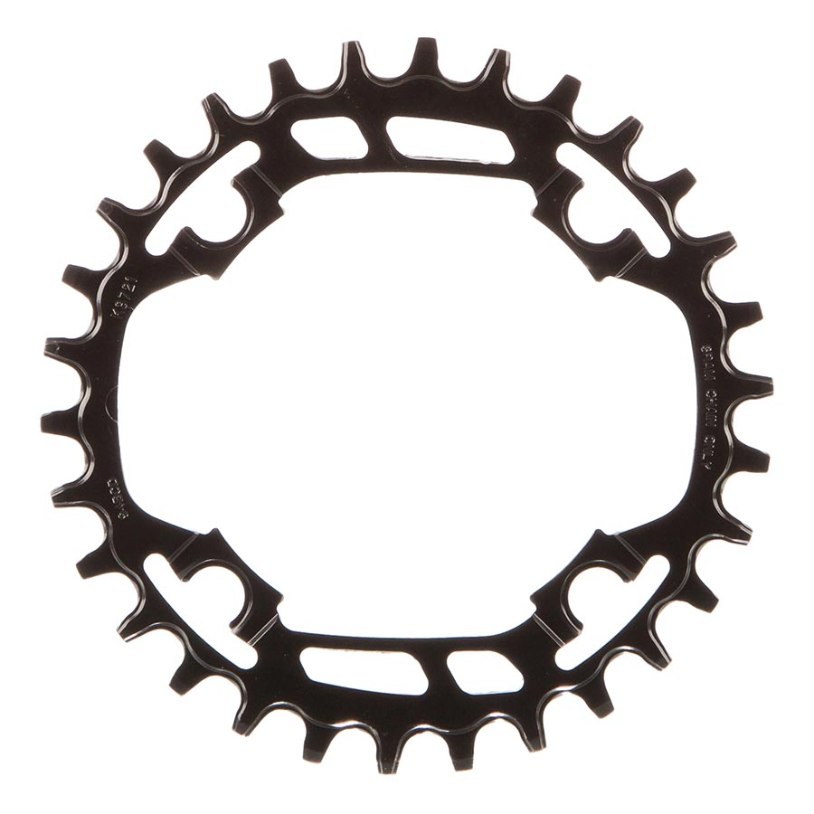 390725-01::0::390725-01::SRAM, X-Sync, 30D, 11vit., BCD: 94mm, 4 Boulons, Plateau Single, Acier, Noir