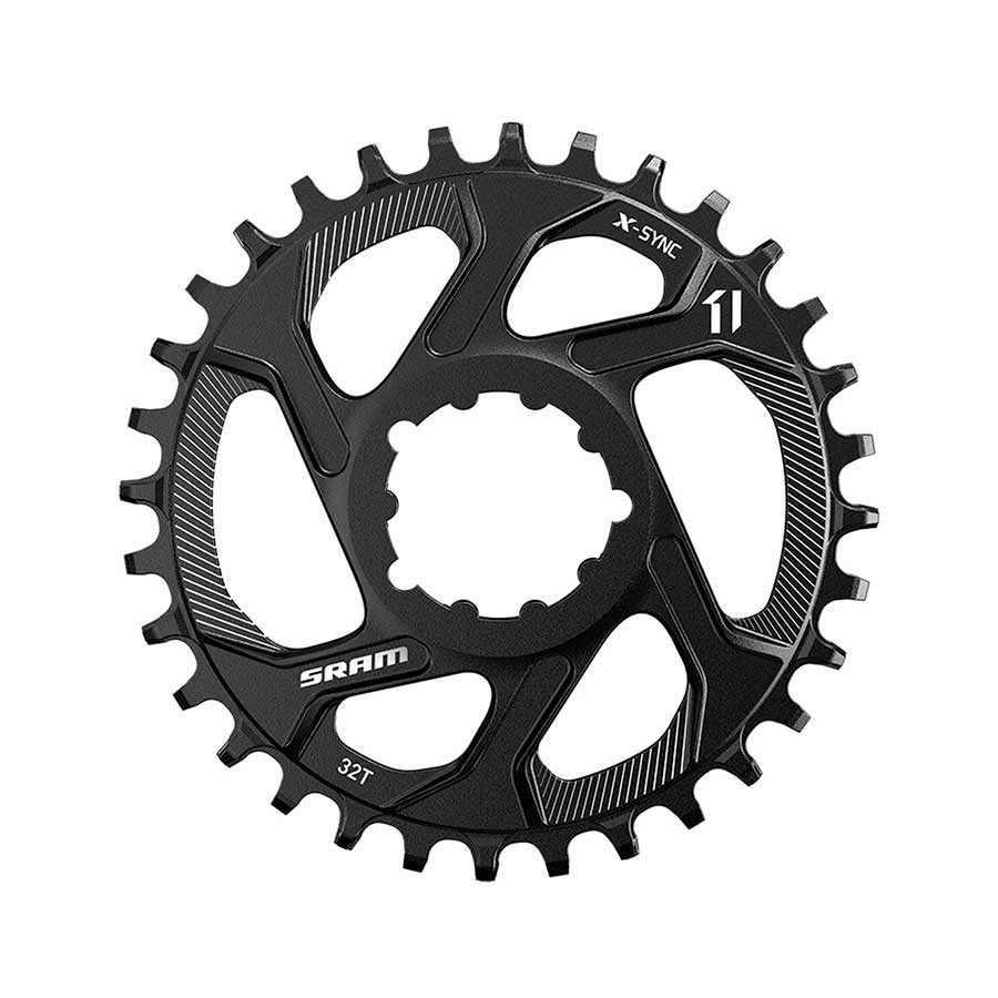 390727-03::0::390727-03::SRAM, X-Sync, 30D, 11vit., Direct Mount, Offset 3mm, Plateau, Acier, Noir