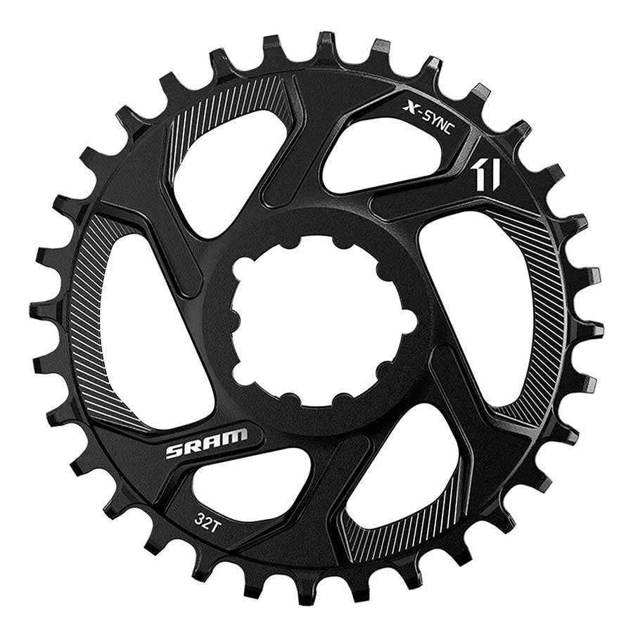 390727-04::0::390727-04::SRAM, X-Sync, 32D, 11vit., Direct Mount, Offset 3mm, Plateau, Acier, Noir