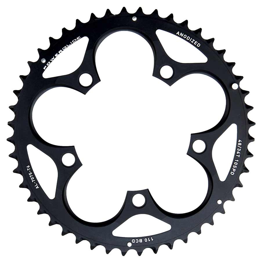 390883-01::0::390883-01::SRAM, Alliage, Plateau, 48T/110mm Blk GXP L-Pin - Use with 34T