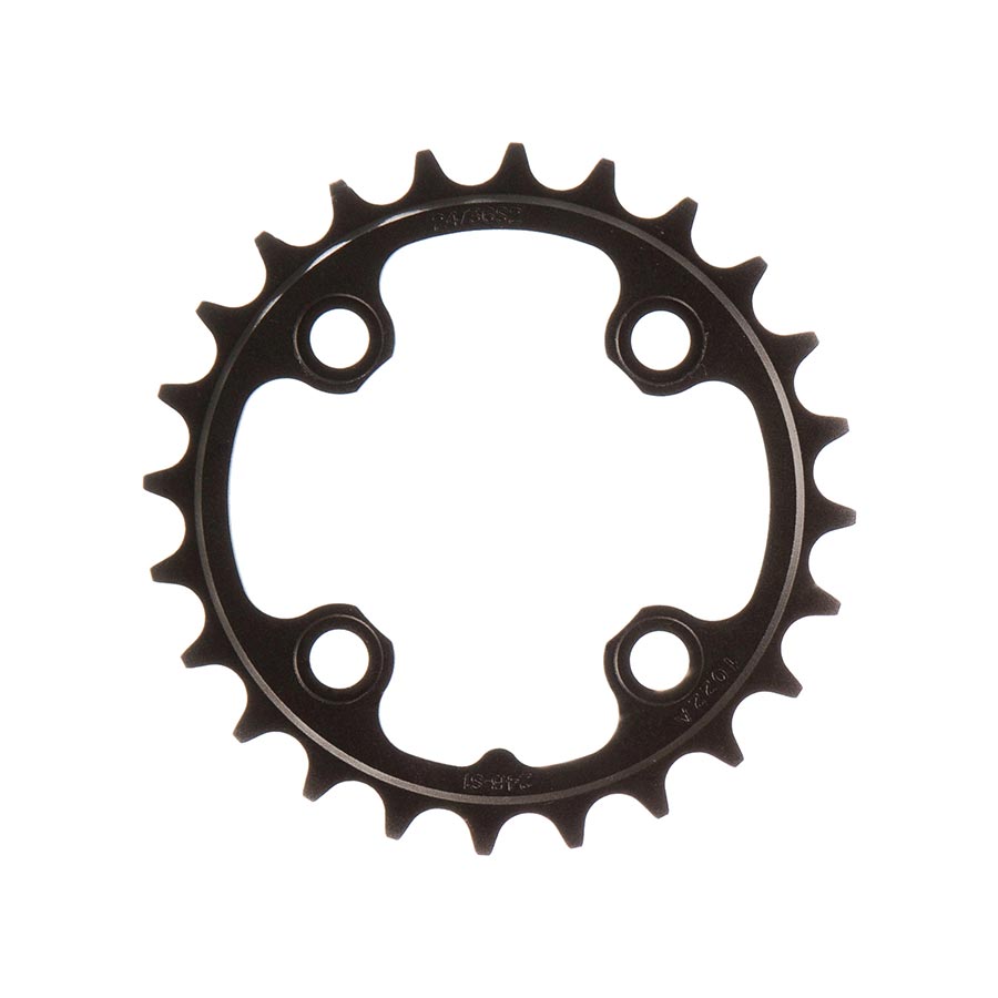 391062-01::0::391062-01::SRAM, Plateau 24D, 11vit, BCD: 64, Aluminum, Noir