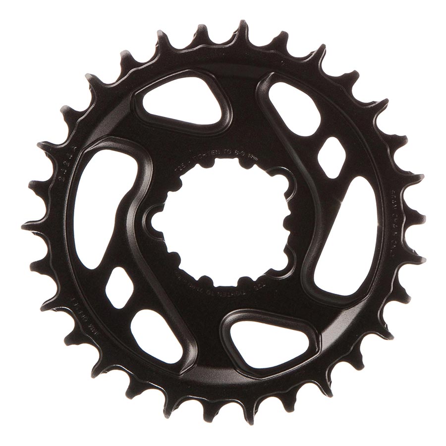 391068-01::0::391068-01::SRAM, 12VIT X-Sync 2, Plateau, 30D, 12vit, BCD: Direct Mount, 3mm offset, Aluminum, Noir