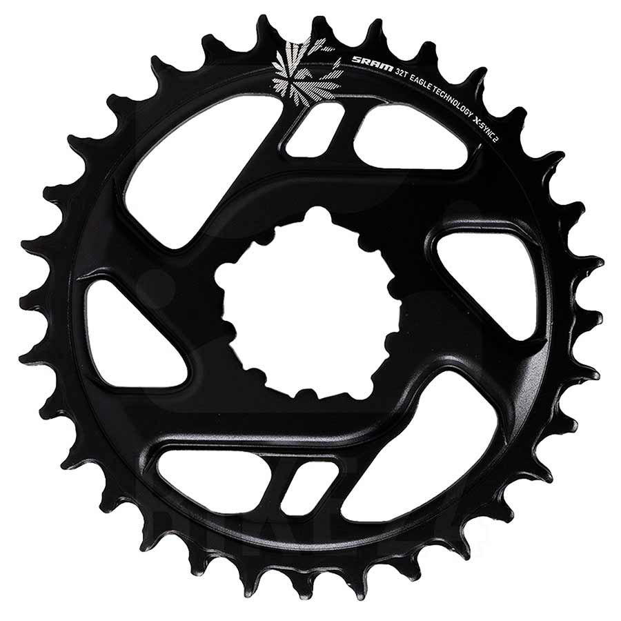 391068-03::0::391068-03::SRAM, 12VIT X-Sync 2, Plateau, 34D, 12vit, BCD: Direct Mount, 3mm offset, Aluminum, Noir