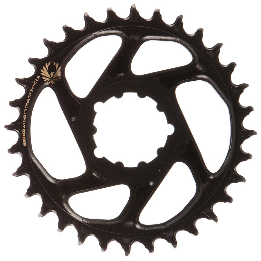 391080-01::1::391080-01::SRAM, X-SYNC 2 SL, Plateau, Dents: 32, Vitesses: 11/12, BCD: Direct Mount, Mono-plateau, Aluminium, Or