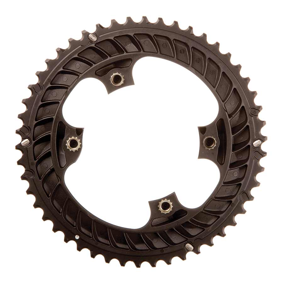 391085-02::0::391085-02::Shimano, 105 FC-R7000, Plateau, Dents: 50, Vitesses: 11, BCD: 110, Boulons: 4, Extérieur, Aluminium, Noir, Y1WV98010