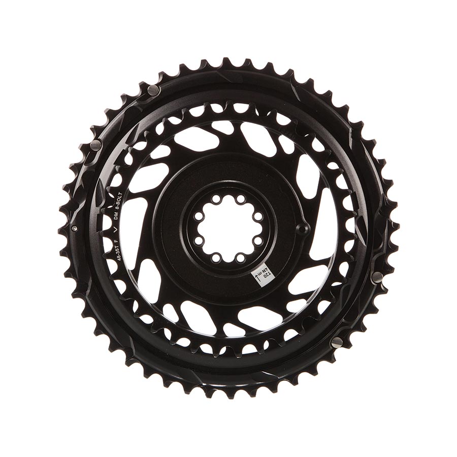 391089-02::0::391089-02::SRAM, Red AXS 2x, Plateau, Dents: 35/48, Vitesses: 12, BCD: Direct Mount, Paire, Aluminium, Gris