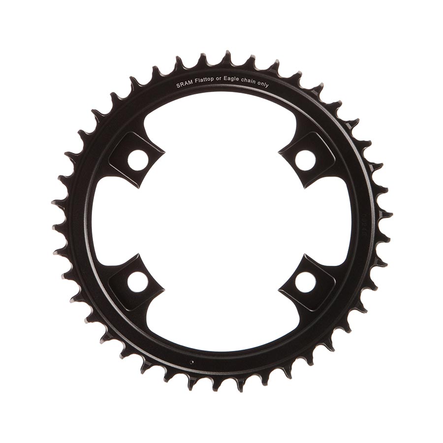 391091-02::1::391091-02::SRAM, X-SYNC 2 107mm, Plateau, Dents: 42, Vitesses: 12, BCD: 107, Boulons: 4, Mono-plateau, Aluminium, Gris