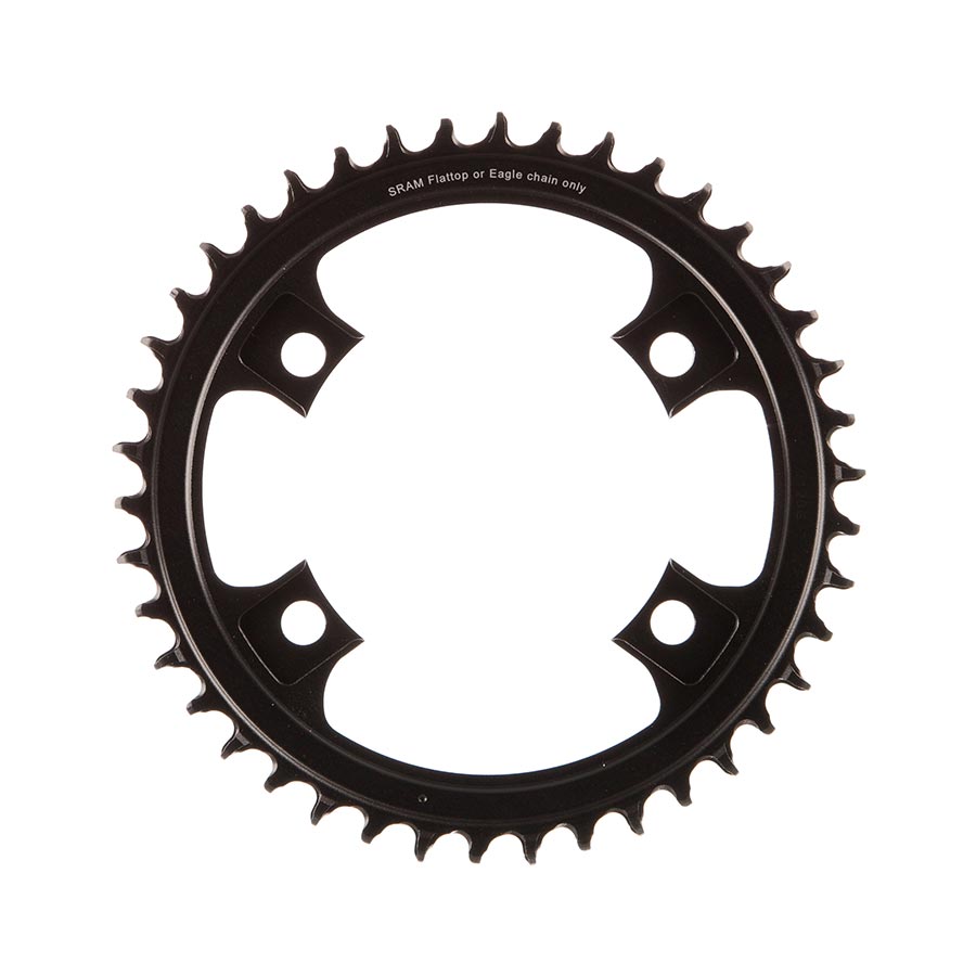 391091-08::1::391091-08::SRAM, X-SYNC 2 107mm, Plateau, Dents: 42, Vitesses: 12, BCD: 107, Boulons: 4, Mono-plateau, Aluminium, Noir