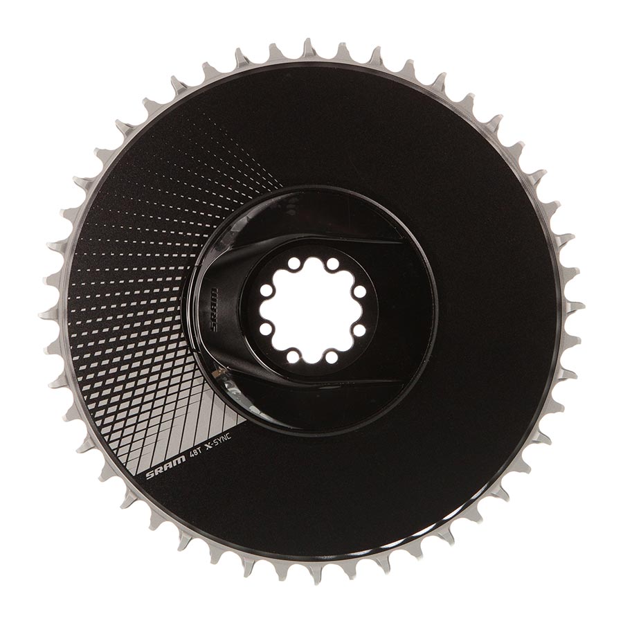 391092-01::1::391092-01::SRAM, X-SYNC 2 Aero Direct Mount, Plateau, Dents: 48, Vitesses: 12, BCD: Direct Mount, Mono-plateau, Aluminium, Noir
