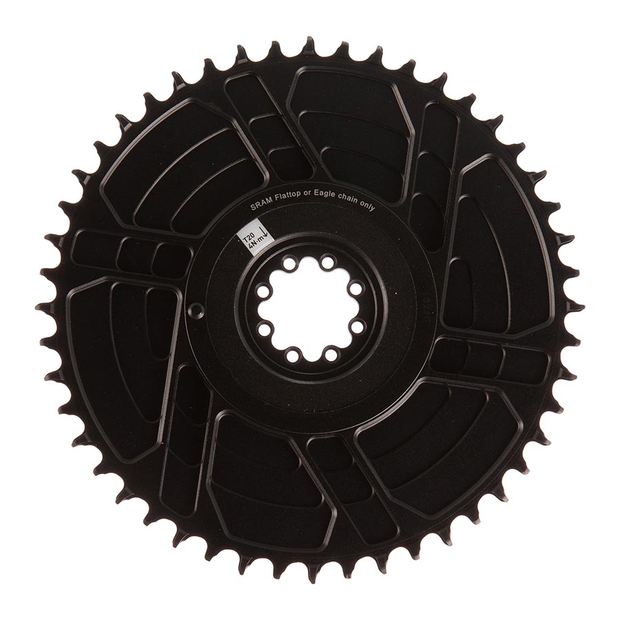 391092-01::0::391092-01::SRAM, X-SYNC 2 Aero Direct Mount, Plateau, Dents: 48, Vitesses: 12, BCD: Direct Mount, Mono-plateau, Aluminium, Noir