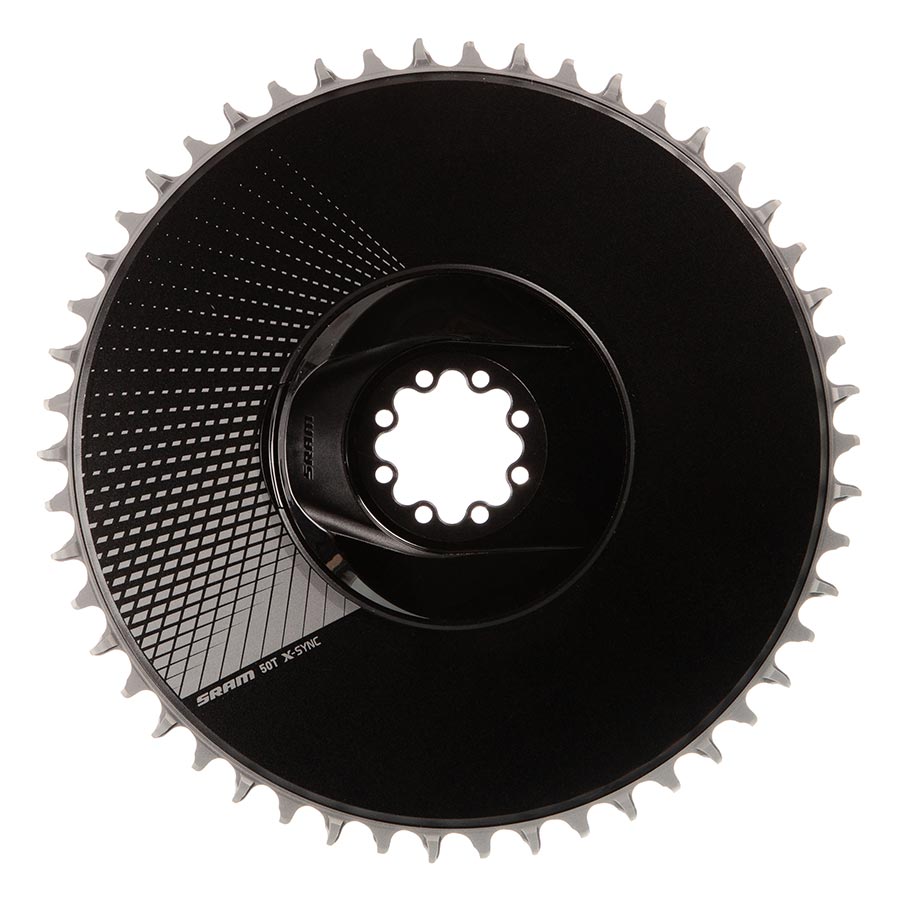 391092-02::1::391092-02::SRAM, X-SYNC 2 Aero Direct Mount, Plateau, Dents: 50, Vitesses: 12, BCD: Direct Mount, Mono-plateau, Aluminium, Noir