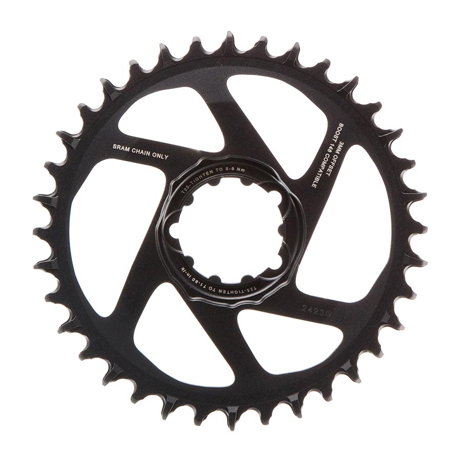 391094-08::1::391094-08::SRAM, X-SYNC 2 SL XX1 Eagle Lunar Grey 3mm, Plateau, Dents: 36, Vitesses: 12, BCD: Direct Mount, Mono-plateau, Alliage, Gris