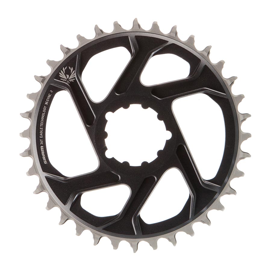 391125-09::0::391125-09::SRAM, Eagle, Plateau, Dents: 36, Vitesses: 11/12, BCD: Direct Mount, Aluminium, Gris, 3mm