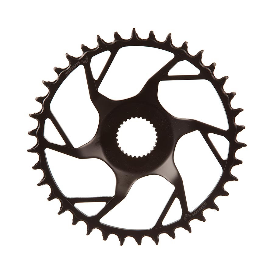 391149-02::0::391149-02::SRAM, Eagle T-Type E-MTB Bosch, Plateau, Dents: 38, Vitesses: 12, BCD: Direct Mount, Aluminium, Noir