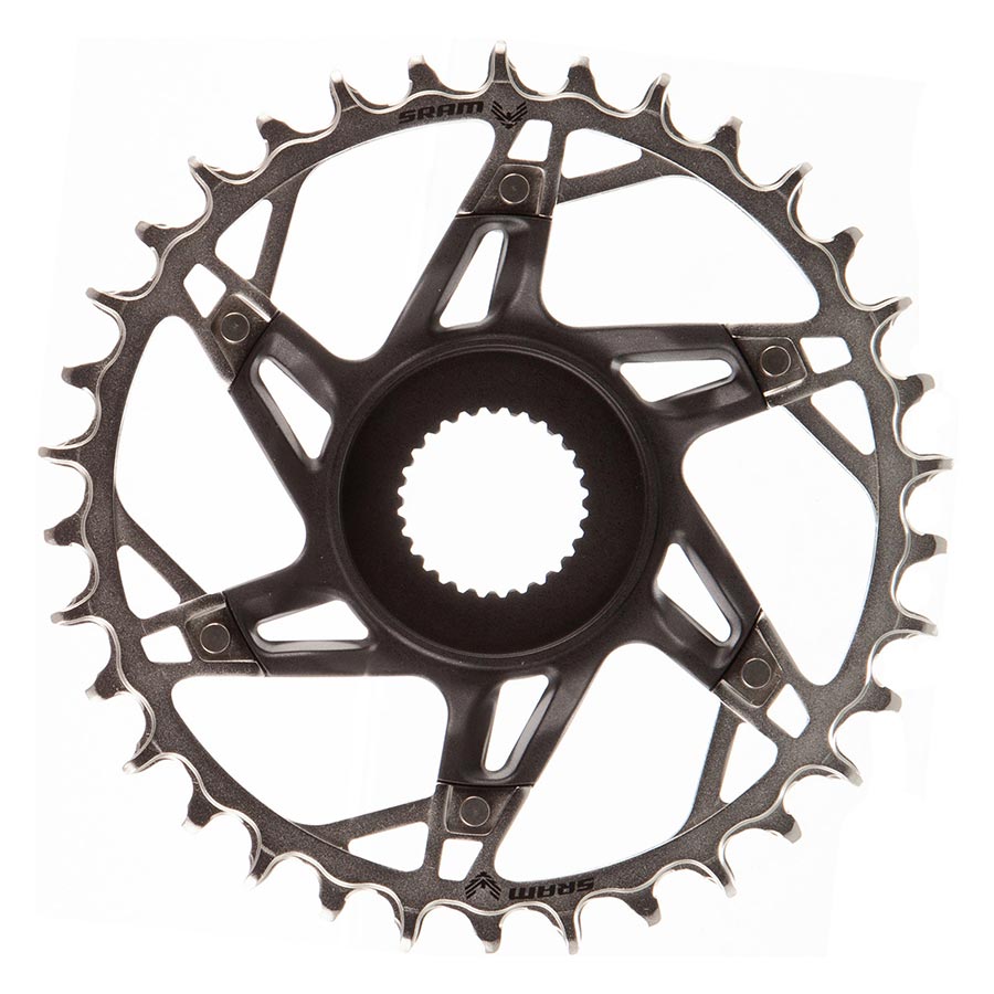 391150-01::0::391150-01::SRAM, XX Eagle T-Type DM E-MTB Bosch, Plateau, Dents: 34, Vitesses: 12, BCD: Direct Mount, Aluminium/Acier, Noir