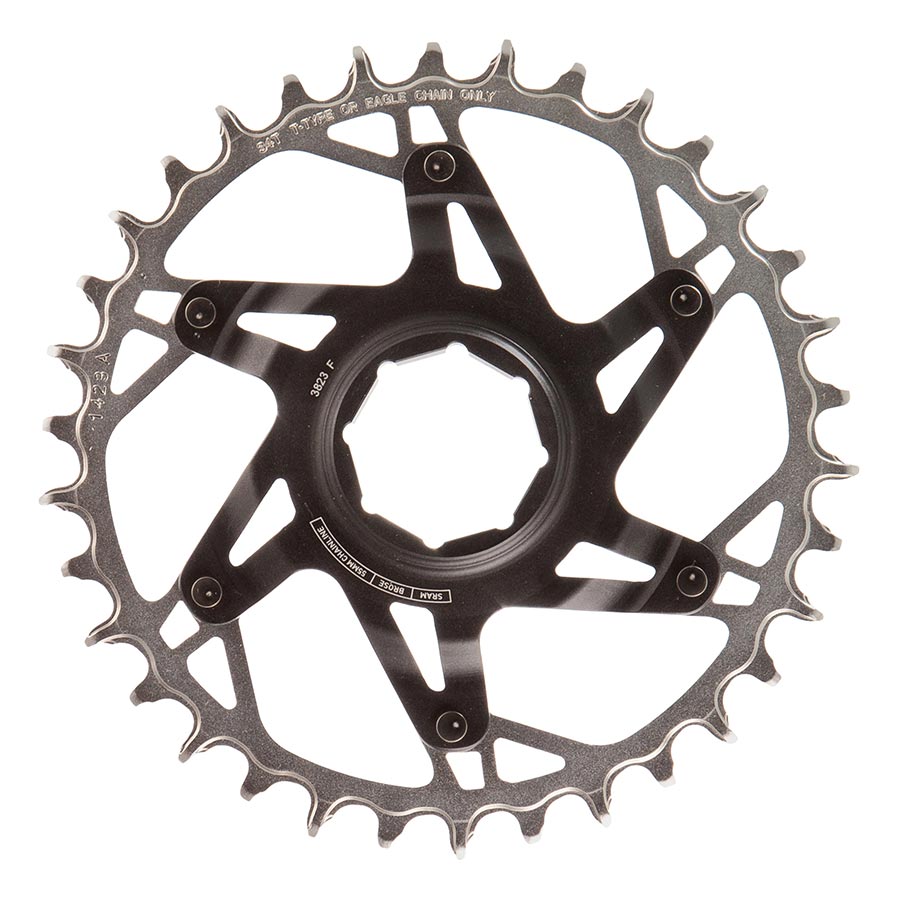 391151-01::1::391151-01::SRAM, XX Eagle T-Type DM E-MTB Brose, Plateau, Dents: 34, Vitesses: 12, BCD: Direct Mount, Aluminium/Acier, Noir