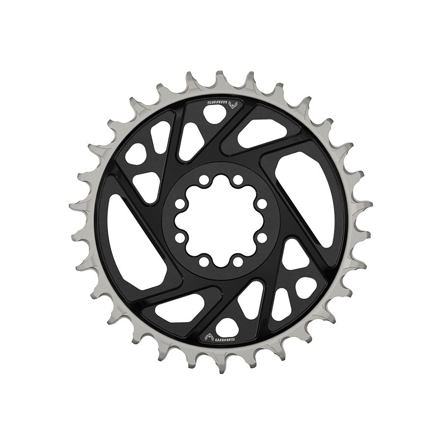 391153-04::0::391153-04::SRAM, Eagle T-Type DM XX 3mm Offset, Plateau, Dents: 30, Vitesses: 12, BCD: Direct Mount, Aluminium, Noir