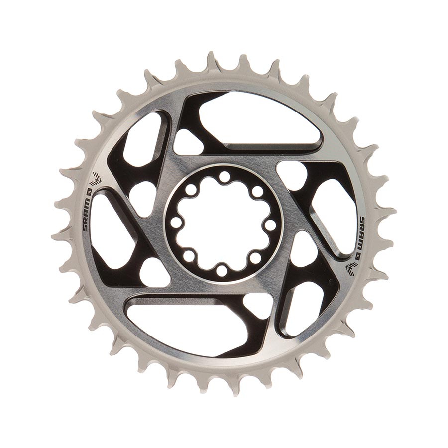 391154-05::0::391154-05::SRAM, Eagle T-Type DM XX SL 3mm Offset, Plateau, Dents: 32, Vitesses: 12, BCD: Direct Mount, Aluminium, Noir