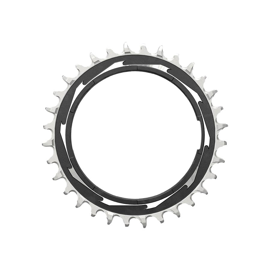 391155-05::0::391155-05::SRAM, Eagle T-Type Thread Mount 3mm Offset, Plateau, Dents: 32, Vitesses: 12, BCD: Thread Mount, Aluminium, Noir