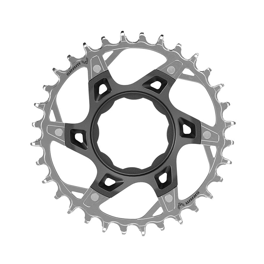 391187-01::0::391187-01::SRAM, XX T-Type TQ, Plateau, Dents: 32, Vitesses: 12, BCD: Direct Mount, Aluminium/Acier, Argent