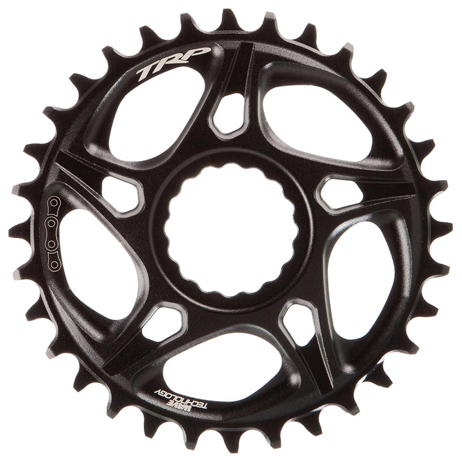 391189-01::0::391189-01::TRP, EVO DH, Plateau, Dents: 32, Vitesses: 12, BCD: Direct Mount, Avant, Aluminium, Noir