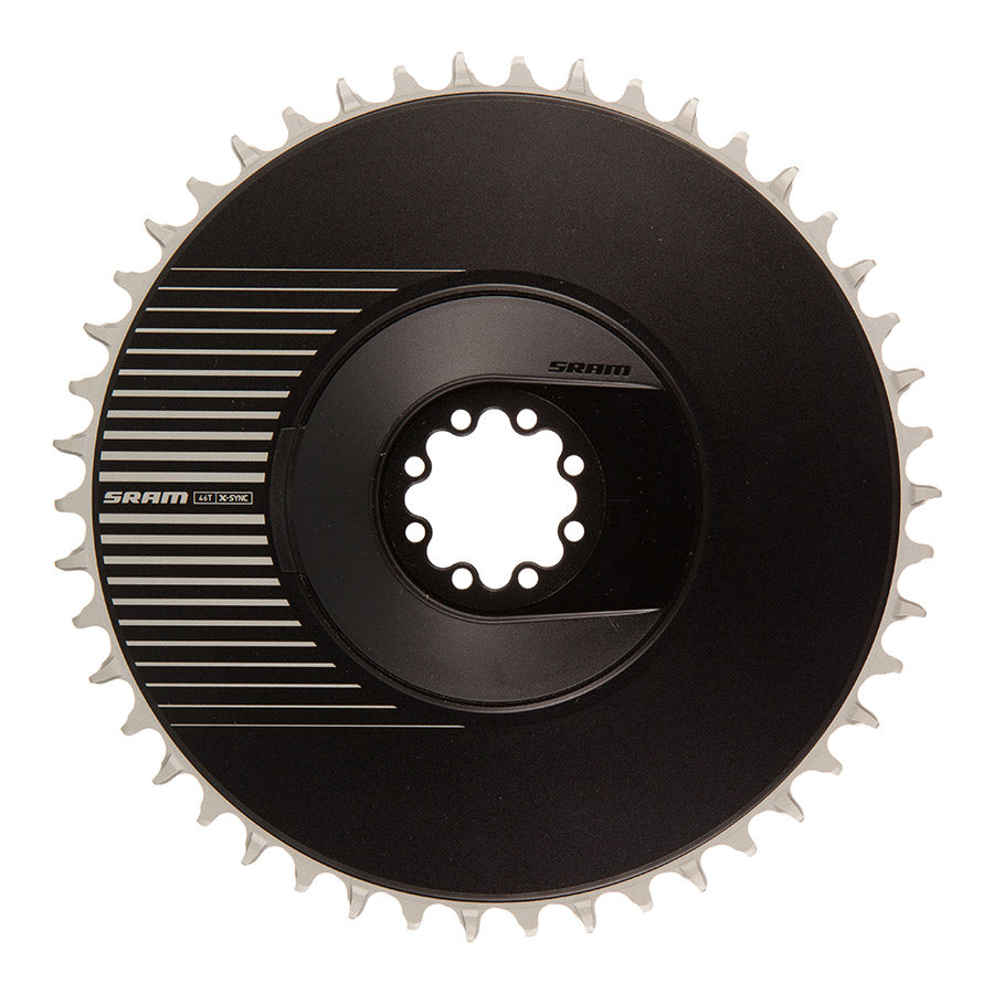 391203-04::0::391203-04::SRAM, Red E1 Aero, Plateau, Dents: 46, Vitesses: 12/13, BCD: Direct Mount SRAM 8 Boulons, Noir