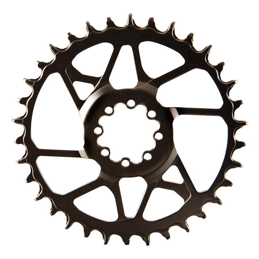 391223-03::0::391223-03::SRAM, Eagle 90 8 Bolt, Plateau, Dents: 34, Vitesses: 12, BCD: Direct Mount, Boulons: 8, Acier, Argent