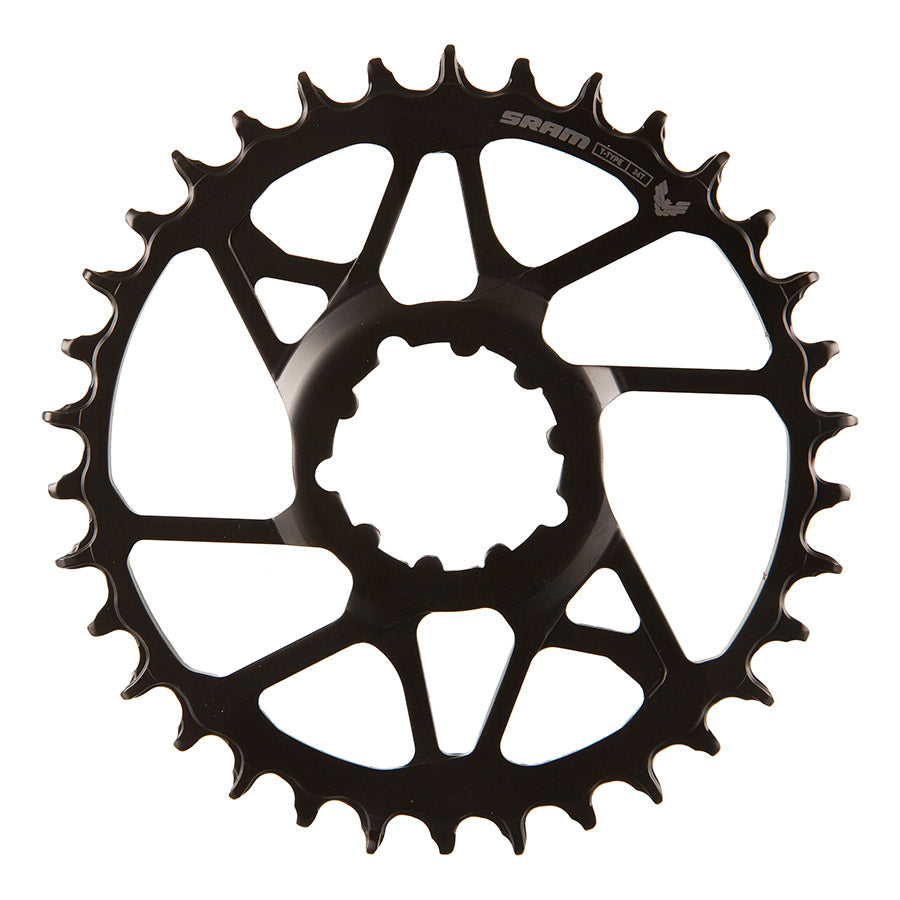 391224-03::0::391224-03::SRAM, Eagle 70 3 Bolt, Plateau, Dents: 34, Vitesses: 12, BCD: Direct Mount, Boulons: 3, Acier, Noir