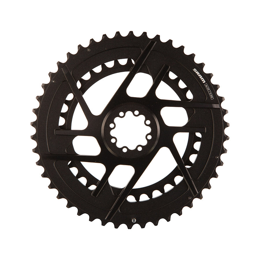 391228-01::0::391228-01::SRAM, Rival E1 2x Direct Mount, Plateau, Dents: 46/33, Vitesses: 12, BCD: Direct Mount SRAM 8 Boulons, Noir
