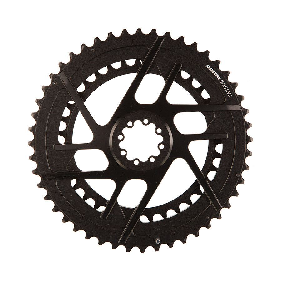 391228-02::0::391228-02::SRAM, Rival E1 2x Direct Mount, Plateau, Dents: 48/35, Vitesses: 12, BCD: Direct Mount SRAM 8 Boulons, Noir