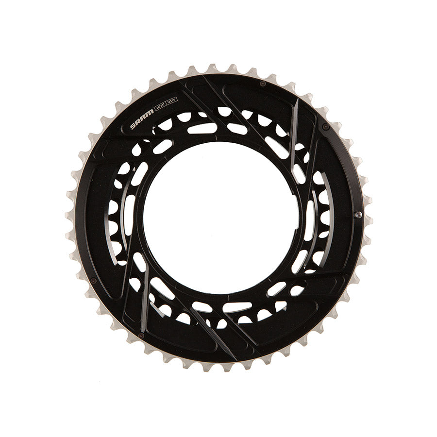 391230-01::0::391230-01::SRAM, Force E1 2x Thread Mount, Plateau, Dents: 46/33, Vitesses: 12, BCD: Thread Mount, Noir