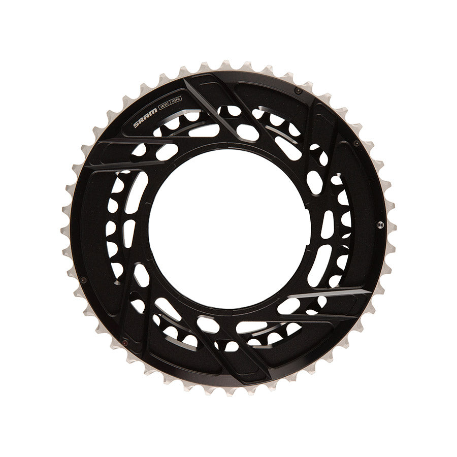 391230-02::0::391230-02::SRAM, Force E1 2x Thread Mount, Plateau, Dents: 48/35, Vitesses: 12, BCD: Thread Mount, Noir