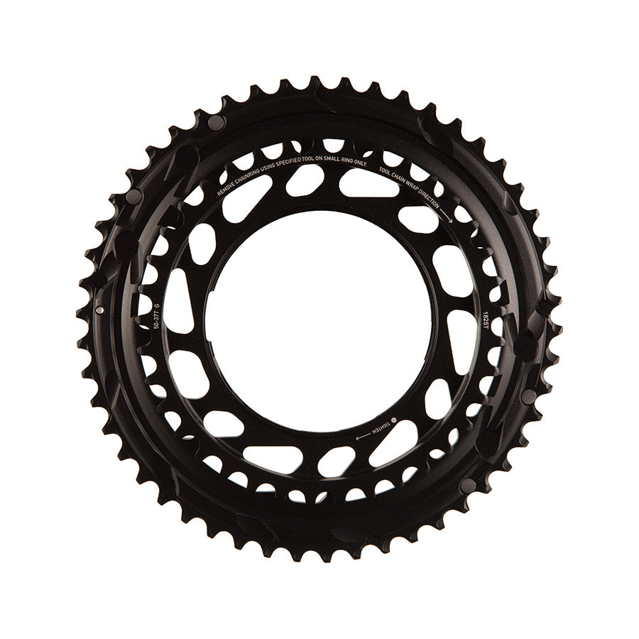 391230-03::1::391230-03::SRAM, Force E1 2x Thread Mount, Plateau, Dents: 50/37, Vitesses: 12, BCD: Thread Mount, Noir