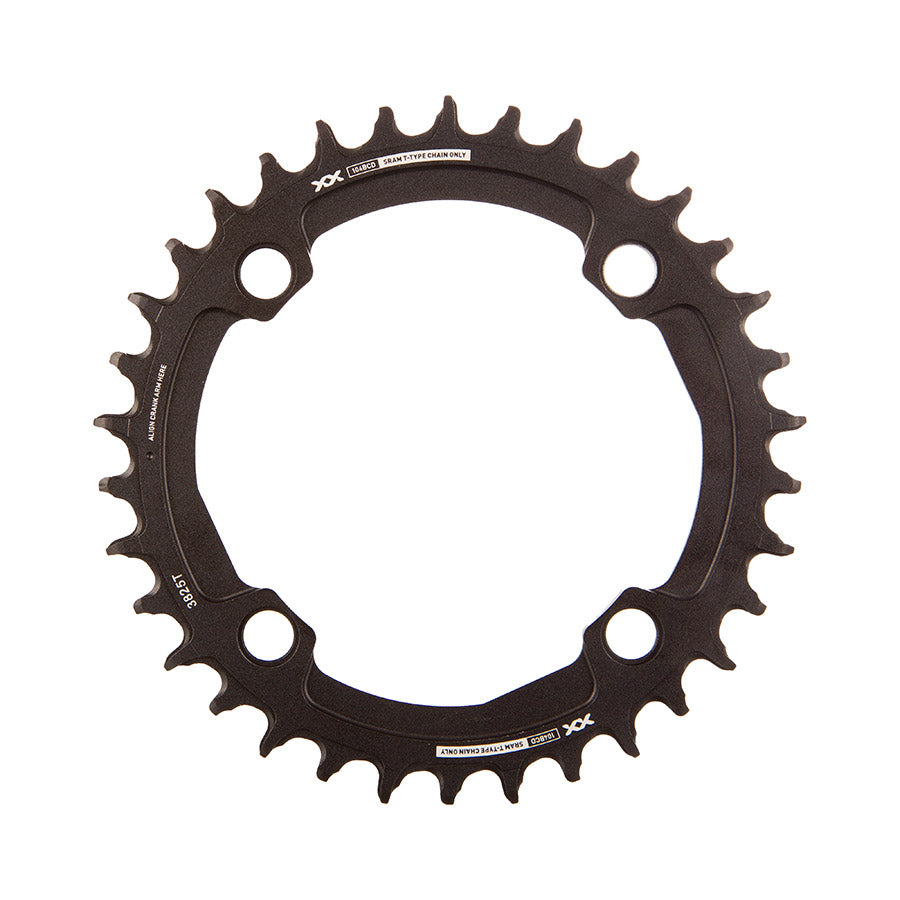 391231-02::1::391231-02::SRAM, XX T-Type 104 OCHAIN, Plateau, Dents: 34, Vitesses: 12, BCD: 104, Boulons: 4, Aluminium