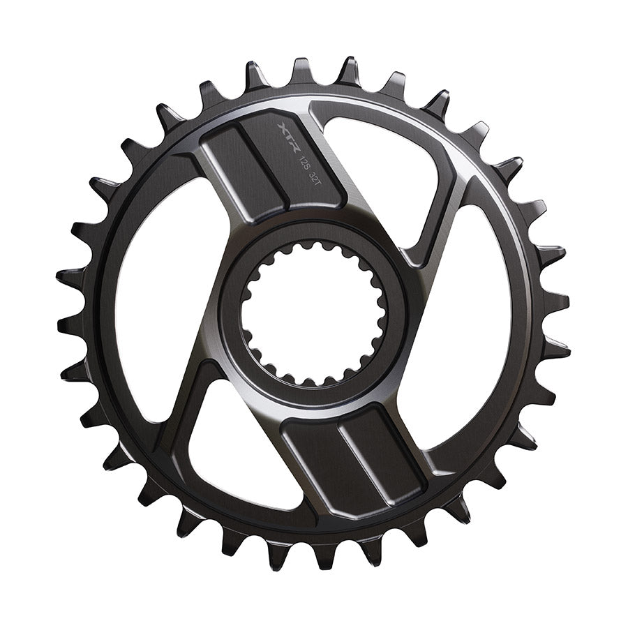 391248-02::0::391248-02::Shimano, XTR SM-CRM96, Plateau, Dents: 32, Vitesses: 12, Avant, Aluminium, Noir, ISMCRM96AA2