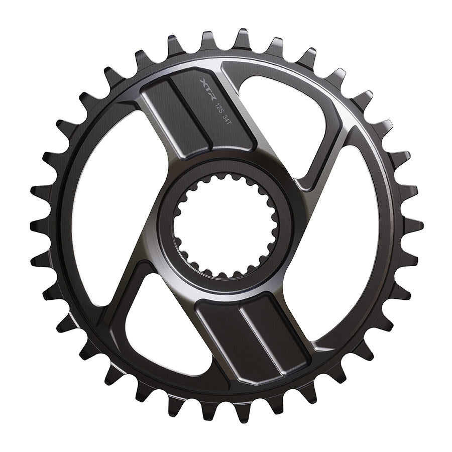 391248-03::0::391248-03::Shimano, XTR SM-CRM96, Plateau, Dents: 34, Vitesses: 12, Avant, Aluminium, Noir, ISMCRM96AA4