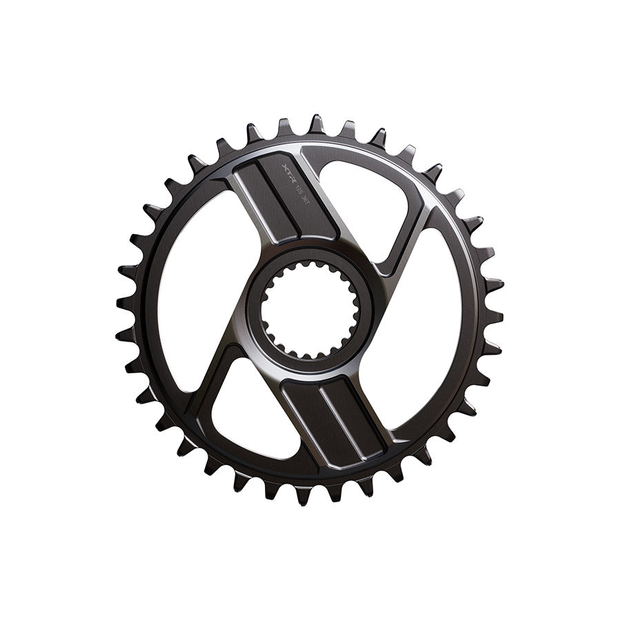 391248-04::0::391248-04::Shimano, XTR SM-CRM96, Plateau, Dents: 36, Vitesses: 12, Avant, Aluminium, Noir, ISMCRM96AA6