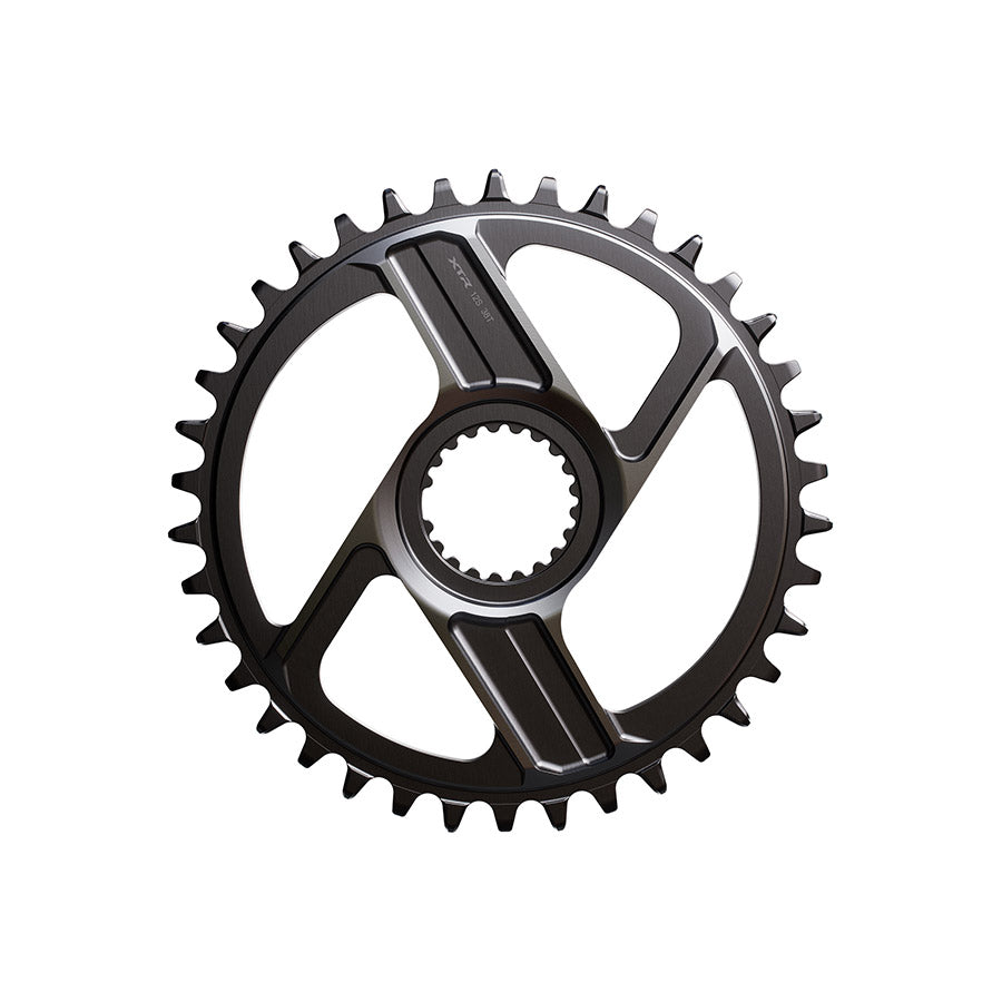 391248-05::0::391248-05::Shimano, XTR SM-CRM96, Plateau, Dents: 38, Vitesses: 12, Avant, Aluminium, Noir, ISMCRM96AA8
