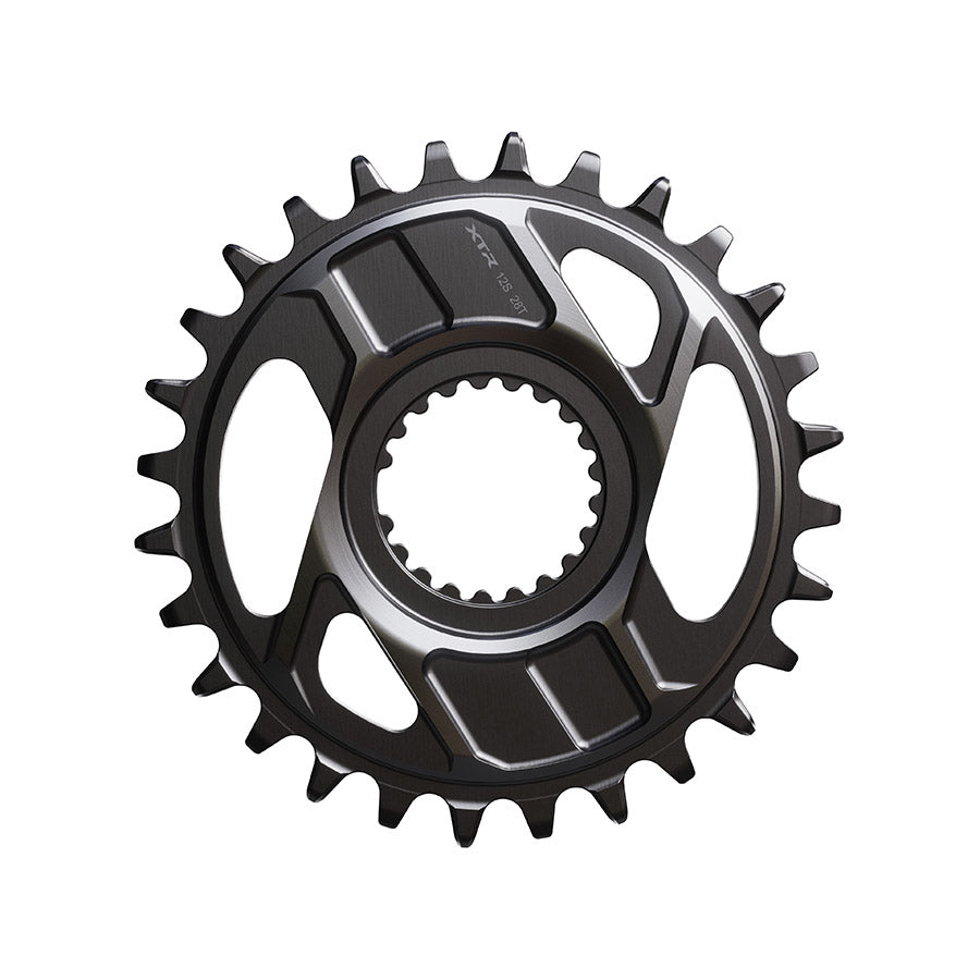 391248-06::0::391248-06::Shimano, XTR SM-CRM96, Plateau, Dents: 28, Vitesses: 12, Avant, Aluminium, Noir, ISMCRM96AZ8
