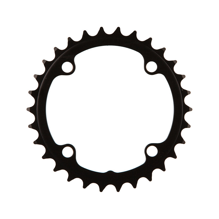 391253-08::1::391253-08::FSA, Omega/Vero Pro Road, Plateau, Dents: 30, Vitesses: 10/11, BCD: 90, Boulons: 4, Intérieur, Acier, Noir