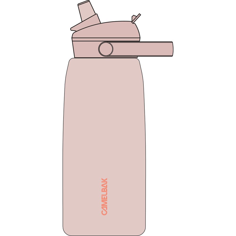 C-42471-G52-OS::0::C-42471-G52-OS::THRIVE FLIP STRAW 1L ROSE POUSSIÉREUX