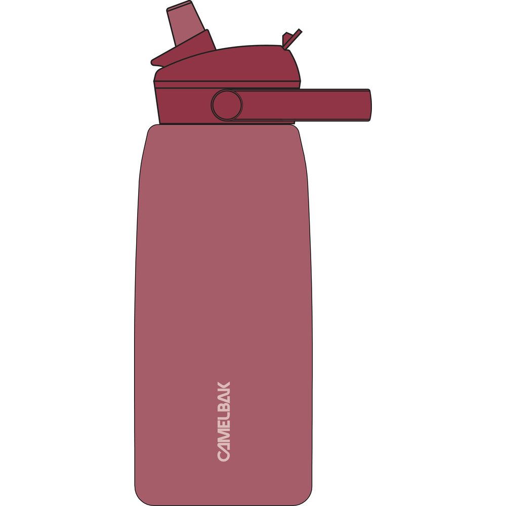 C-42471-G55-OS::0::C-42471-G55-OS::THRIVE FLIP STRAW 1L ROUGE