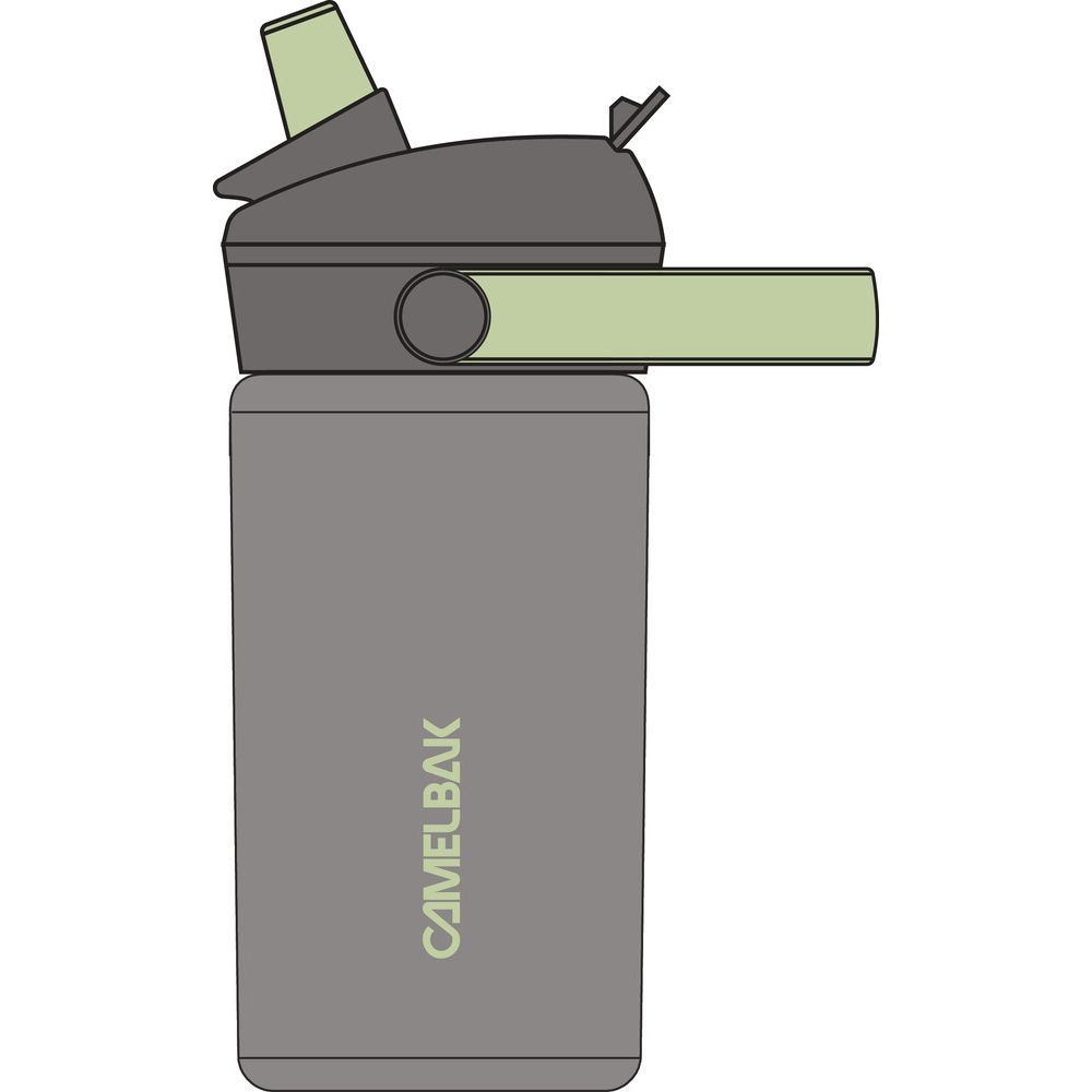 C-42474-028-OS::0::C-42474-028-OS::THRIVE FLIP STRAW KIDS 400ML CHARBON