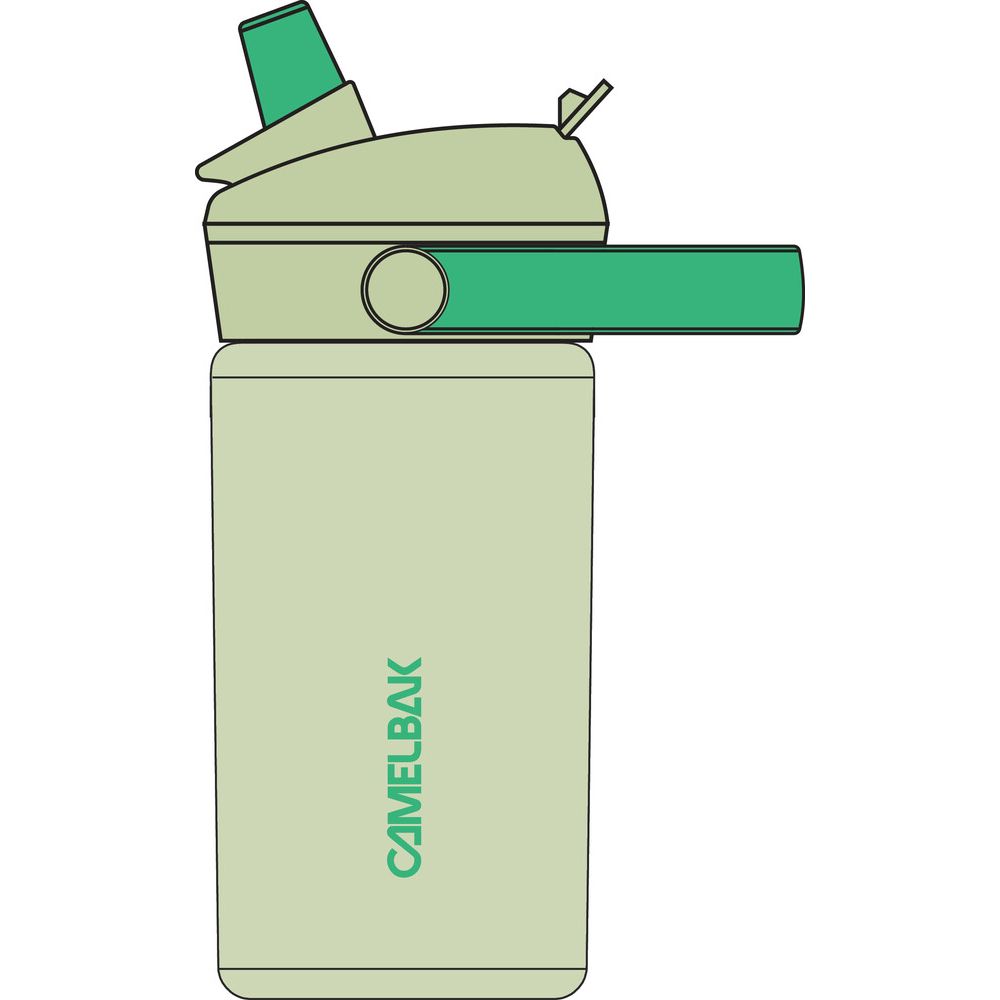 C-42474-G48-OS::0::C-42474-G48-OS::THRIVE FLIP STRAW KIDS 400ML PISTACHE