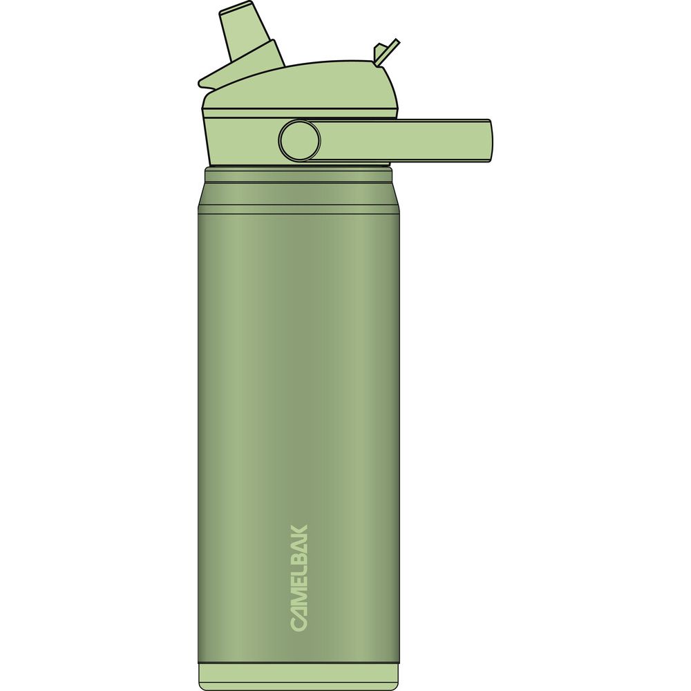 C-42482-G48-OS::0::C-42482-G48-OS::THRIVE FLIP STRAW INOX 600ML PISTACHE
