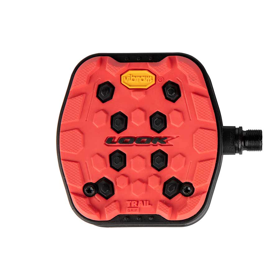 451031-03::1::451031-03::Look, Trail Grip, Pédales plateformes, Corps: Composite, 9/16'', Rouge, Paire