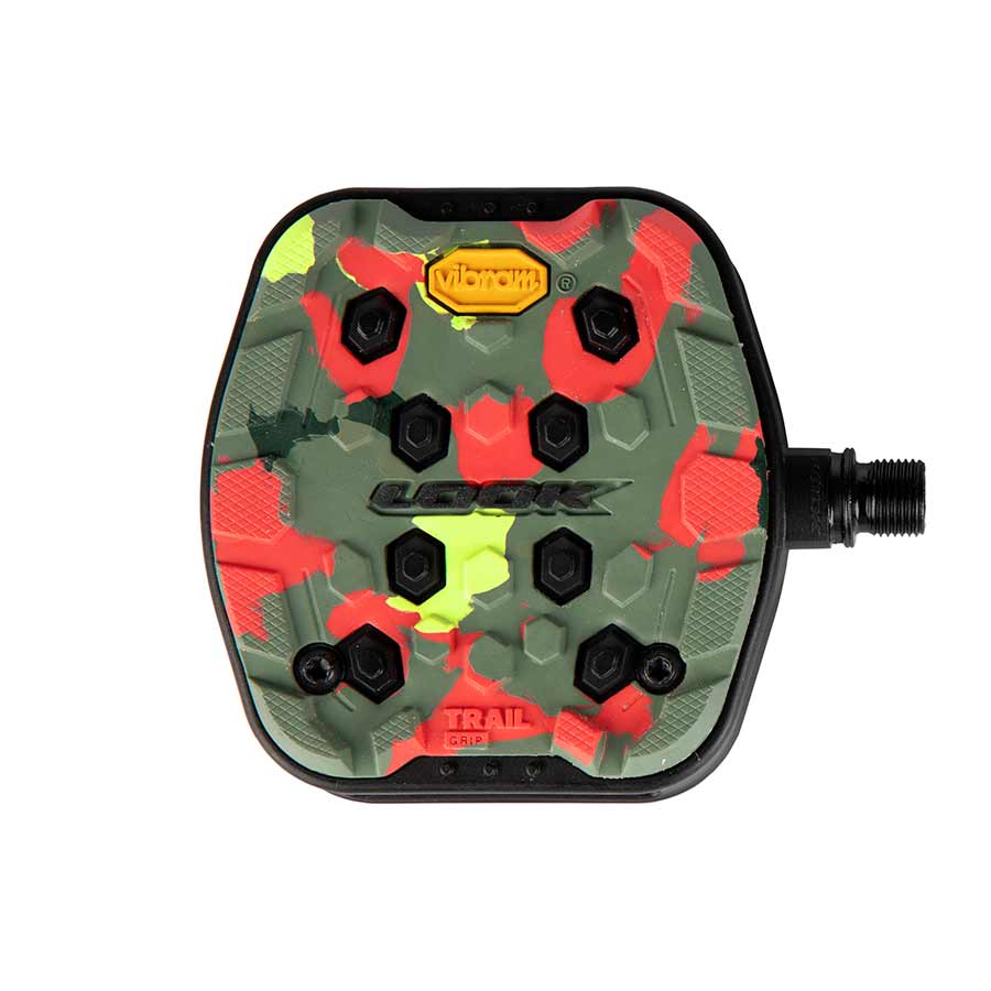 451031-04::1::451031-04::Look, Trail Grip, Pédales plateformes, Corps: Composite, 9/16'', Camouflage, Paire